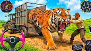 Wild Tiger Transport Truck Simulator 3D - Angry Animal Rescue & Transport Gameplay screenshot 5