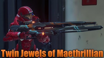 Halo 5: Guardians - Twin Jewels of Maethrillian - Legendary Weapon Showcase