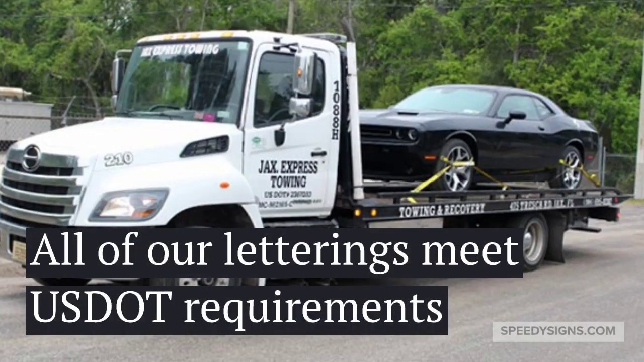 Add professional looking decals to your truck Door
