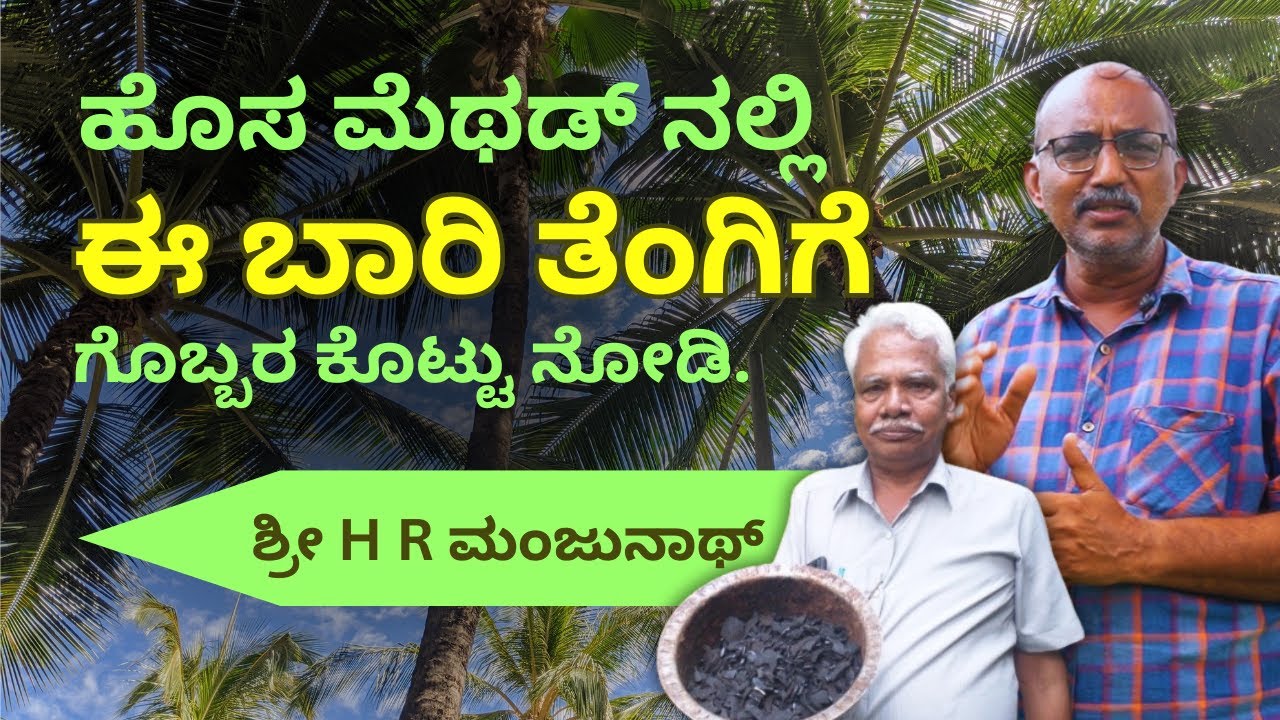 ಈ ವರ್ಷ ತೆಂಗಿನ ಮರಕ್ಕೆ ಹೊಸ ಮೆಥಡ್ ನಲ್ಲಿ ಗೊಬ್ಬರ ಹಾಕಿ ಇಳುವರಿ ನೋಡಿ | ದಿ. ಪ್ರೊ ಮಹಾಲಿಂಗಯ್ಯರ ವಿಧಾನ.