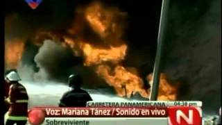 Sobreviviente del accidente e incendio de la Panamericana narra su experiencia