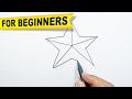 How To Draw A Christmas Tree Star Simple Drawings 