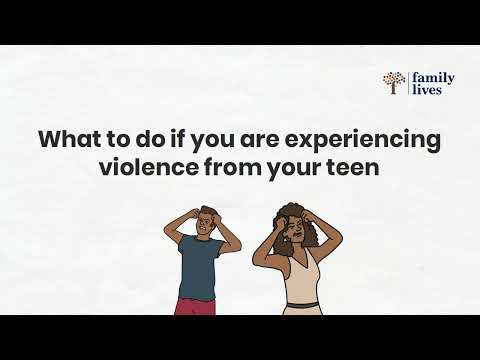 What to do if you are experiencing violence or aggression from your teenager