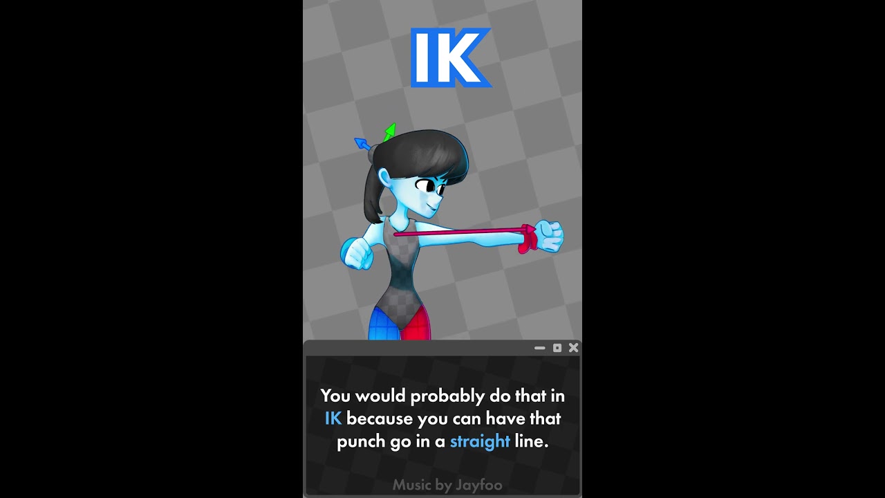 How 3D Animation Works FK Vs IK Shorts 3d Tutorial