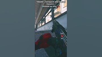 *INSANE* 1v6 Search And Destroy Clutch!! #shorts #mw2 #modernwarfare2