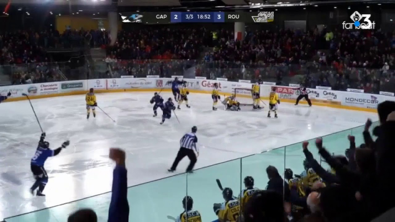 match de hockey sur glace Gap Rouen YouTube match de hockey sur glace Gap Rouen YouTube