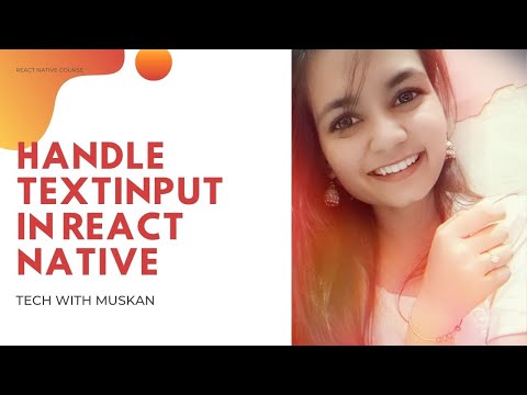#9 React Native TextInput | React Native Complete Course