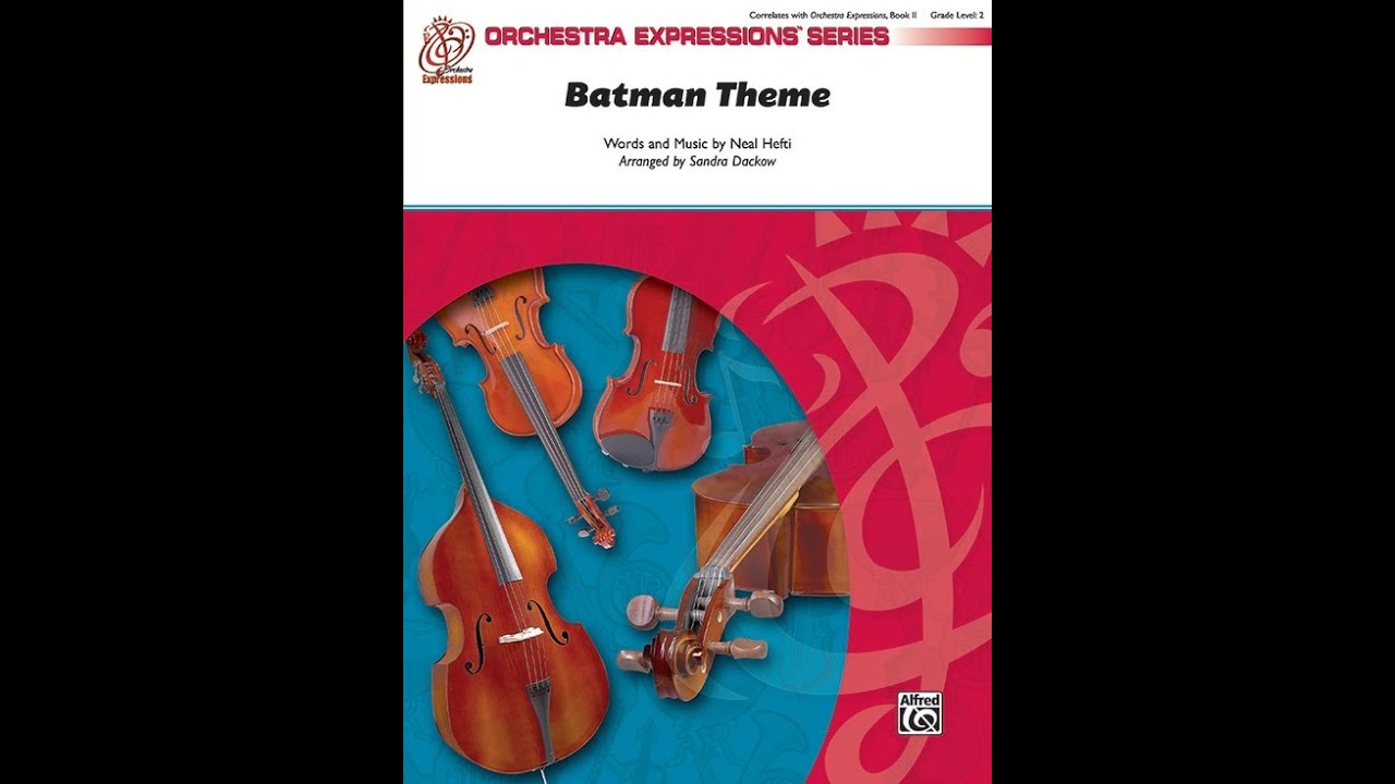 Watch Batman Theme arr. by Sandra Dackow (Orchestra) - Score and Sound on YouTube Watch Batman Theme arr. by Sandra Dackow (Orchestra) - Score and Sound on YouTube