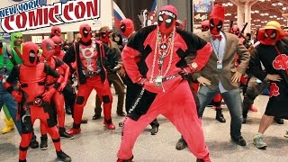 DEADPOOL DANCE PARTY at New York Comic Con - bonus video