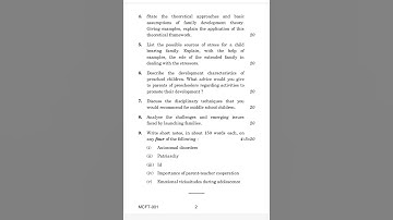 MCFT-001  JUNE-2019 QUESTIONS PAPER IGNOU