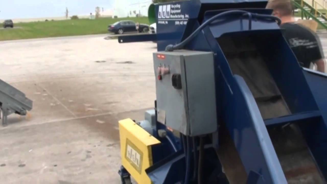 REM Manufacturing Model CC5 Can Crusher/Blower YouTube