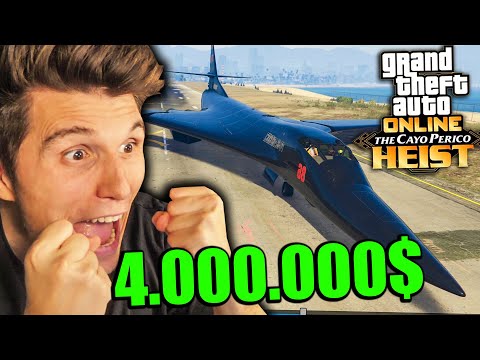 Wir klauen das neue 4.000.000$ FLUGZEUG! | GTA Online