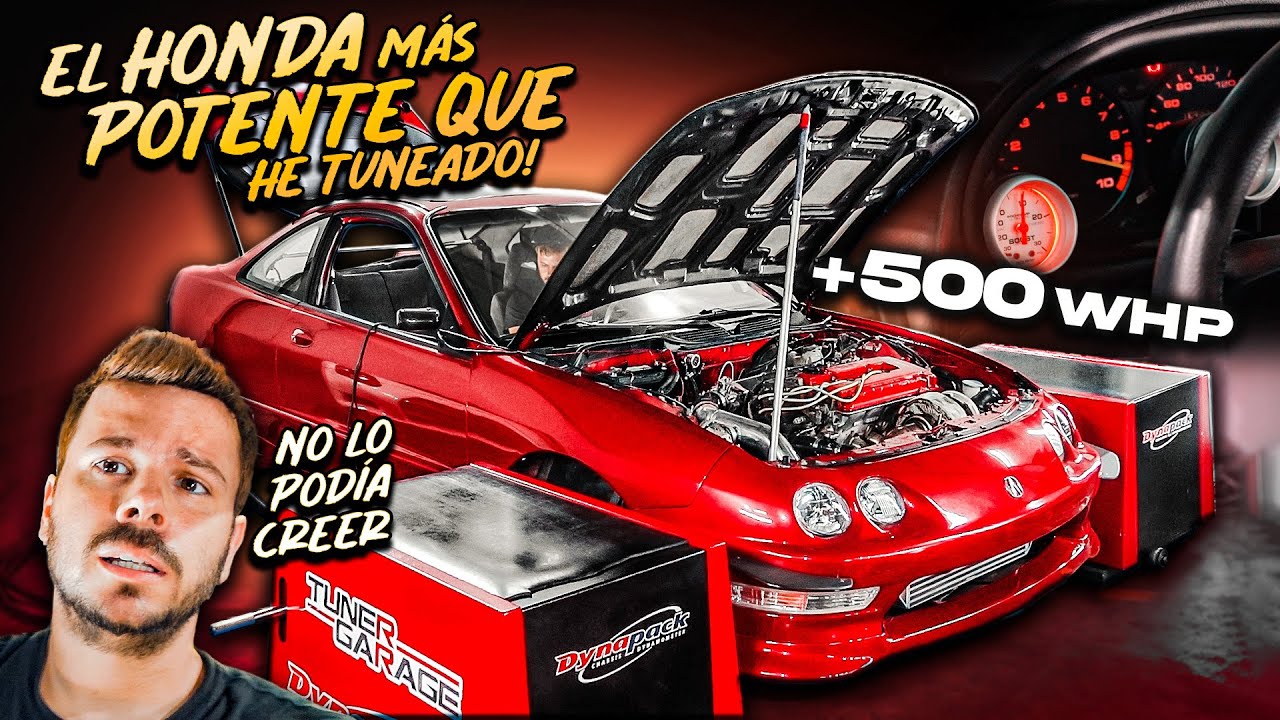 EL HONDA MÁS POTENTE QUE HE TUNEADO!! Proyecto Acura INTEGRA BIG TURBO - B18C Forjado DA MUCHO PODER