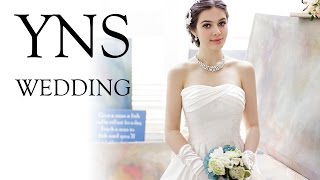 【ウェディングドレス｜SC15312】サテン生地＋チュールでレースが映える