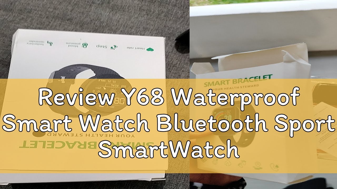 Y68 Review Y68 Waterproof Smart Watch Bluetooth Sport SmartWatch Men For ...