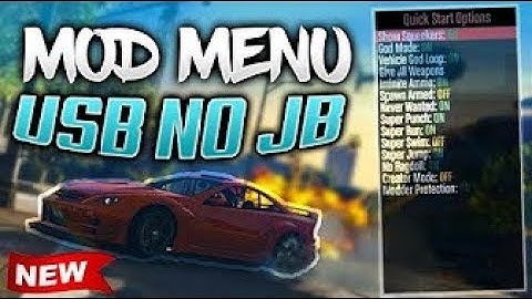 GTA 5 ONLINE MOD MENU NO JAILBREAK USING USB ON XBOX 360 PS3! NO JTAG! 1.27