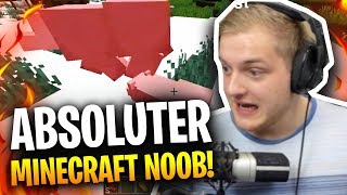 😂⛏ERSTES MAL MINECRAFT! | 🚫😡Versucht beim Zuschauen nicht sauer zu werden!