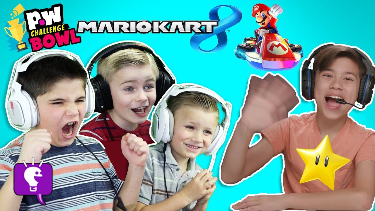 HobbyKidsTV VS EvanTubeHD MARIOKART 8! pocket.watch Challenge Bowl 2018 YouTube