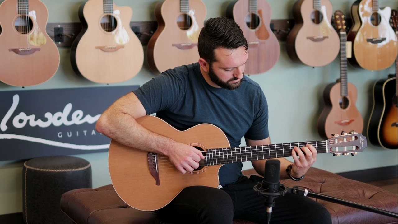 Lowden S-50J Macassar Ebony and Alpine Spruce Nylon String Jazz Series