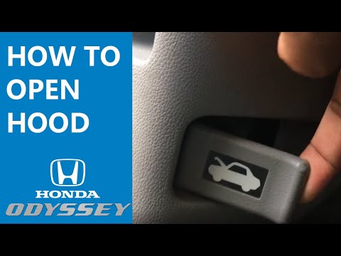 Open Hood Honda Odyssey