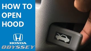 How to open hood - Honda Odyssey CRV Pilot