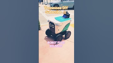 Freaky👀 ROBOT Food DELIVERY DANGEROUS Humans #viralshorts #deliveryrobot #fooddelivery #funny #robot