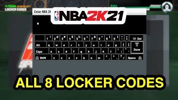 ALL 8 ACTIVE LOCKER CODES IN NBA 2K21 MY TEAM | ACTIVE LOCKER CODES