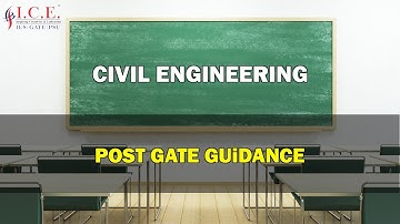 Post GATE Guidance Civil Engineering