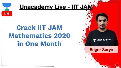 Crack IIT JAM Mathematics 2020 in One Month | Preparation Tips | Question Answer by Sagar Surya
