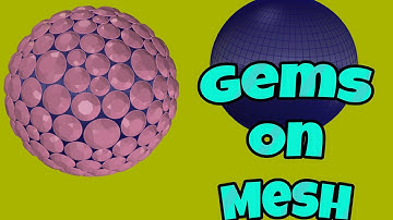 Tips N Tricks 29 - How to place gems/stones on Mesh | Mesh पर Gems या Stones या Diamonds कैसे लगाए।