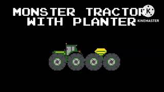 Monster farm vehicles but I added monster tractor with bale gripper and monster tractor with snowplo