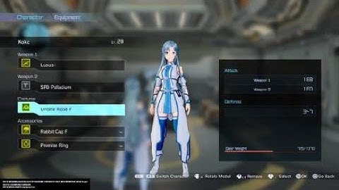 SAO Fatel Bullet: How to look like Asuna (ALO Version)