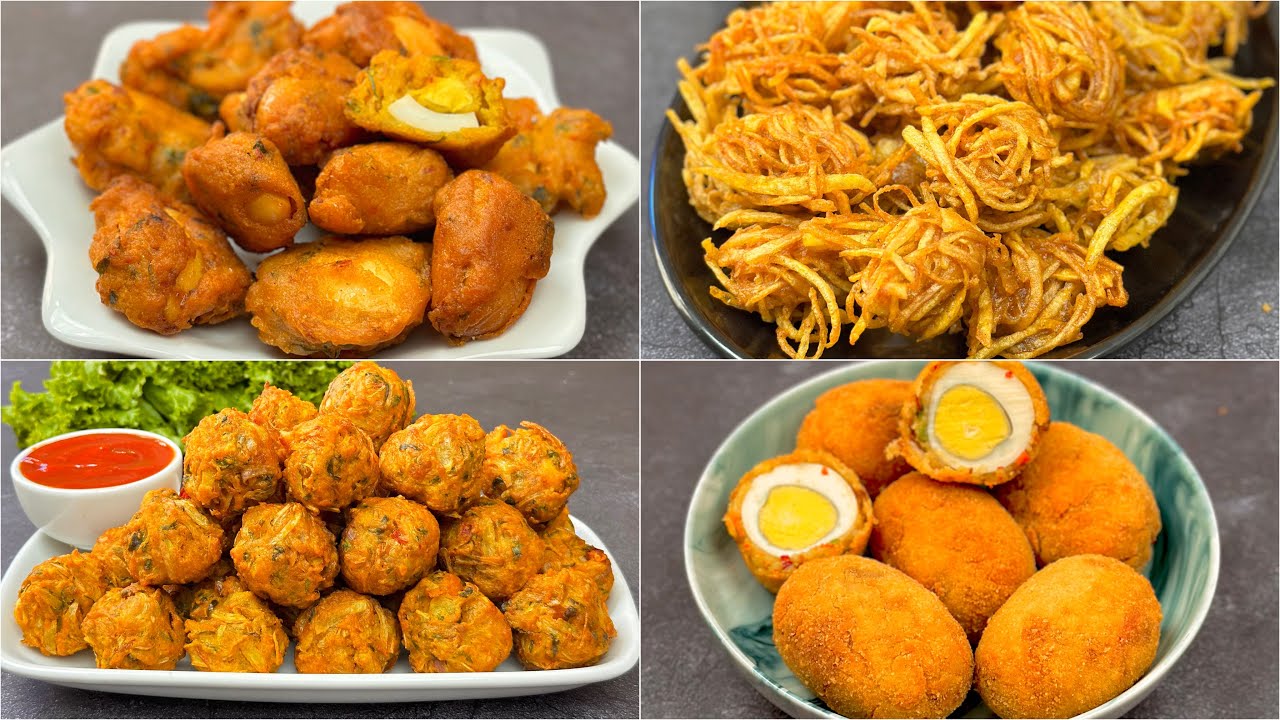 ঝটপট ৪ টি ভিন্ন স্বাদের ইফতার রেসিপি একসঙ্গে একই ভিডিওতে | Ramadan Special Iftar Snacks Recipe