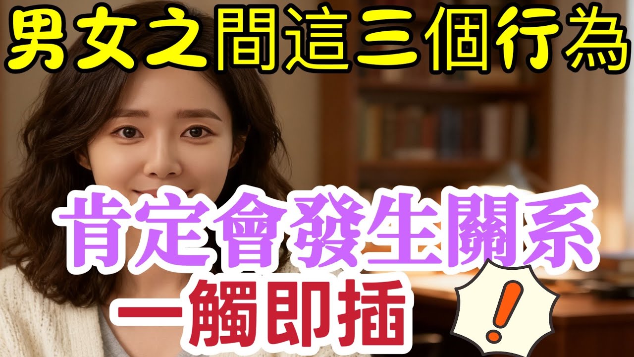 男女关系暗藏玄机！有这三种行为，亲密关系或许一触即发！#感情 #推薦 #兩性#感情 #夫妻 #前妻 #分享 #正能量 #大熱門