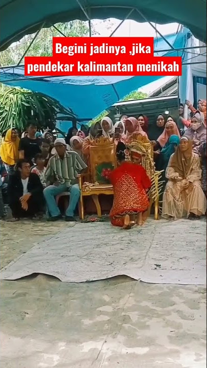 (sembah pengantin) sikap ksatria pendekar di Kalimantan #shorts