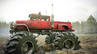 Loadstar 1700 Monster Truck Mod Test Drive - SnowRunner