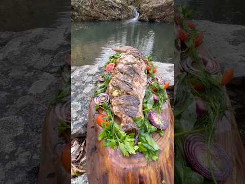 ÇAMURDA SAZAN BALIĞI PİŞİRME ? - Cooking Fish in primitive mud 🐟