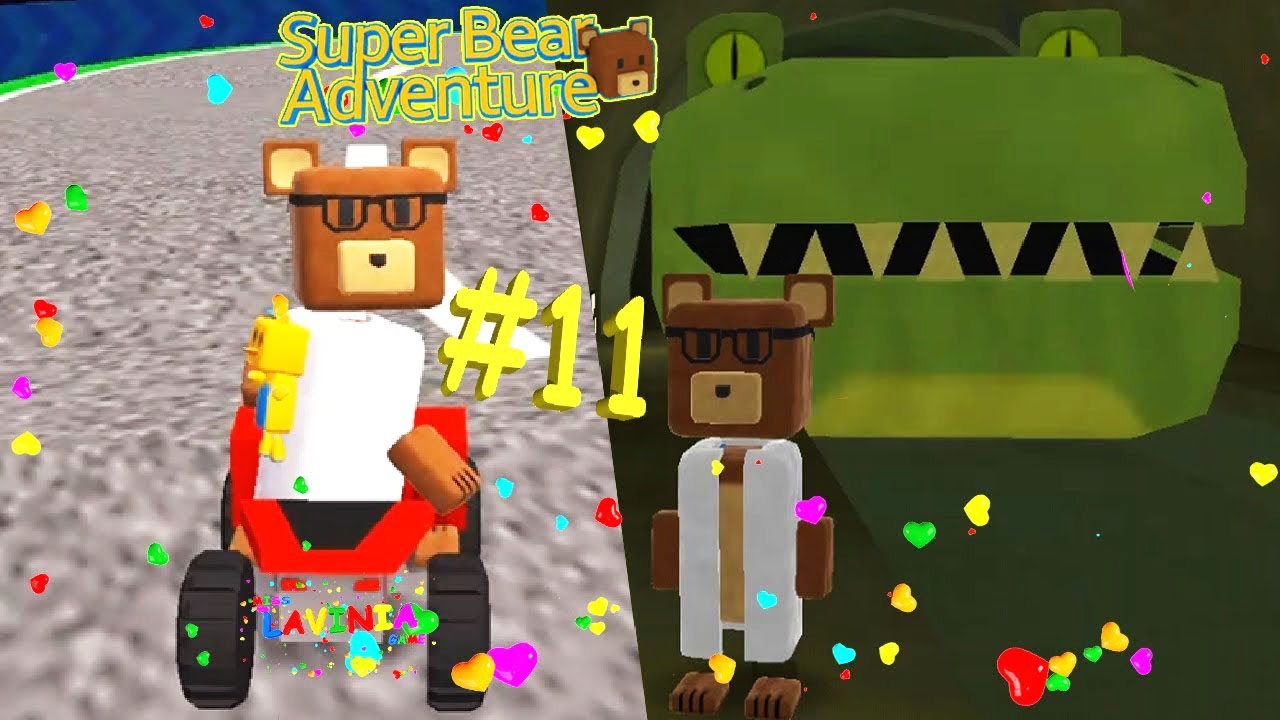 Все медведи в игре super bear. Игра супер Беар. Супер Беар адвентуре игра. Супер мишка адвенчер. Super Bear Adventure мишка.