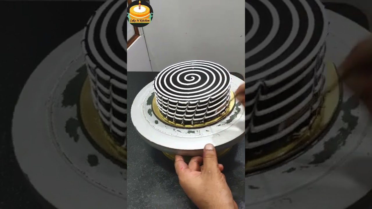 Chocolate Zebra Cake Decorating!!  