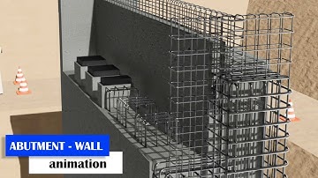 Bridge (Part - 10) - Abutment Wall Animation - Step by Step
