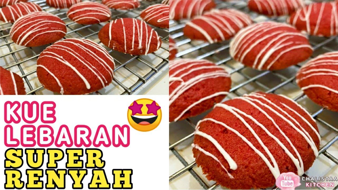 RED VELVET COOKIES SUPER RENYAH - KUE KERING UNTUK LEBARAN 