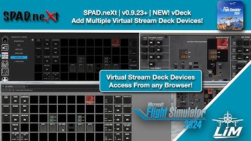MSFS 2024 | SPAD.neXt v0.9.23+ | New Feature! vDECK