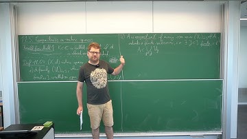 11.5. Compactness in metric spaces (Part 1 of 2)