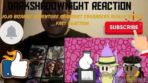 Darkshadownight React: Viva Reverie "JoJo Bizarre Adventure Stardust Cruaders But Really Really Fast