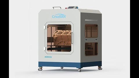 CreatBot D600 Pro Printing Video