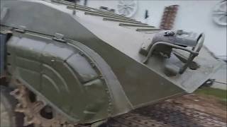 BMP -1 Engine-transmission compartment.