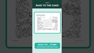 ROAR! 3 printable dinosaur party games for ages 5–8
