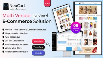 NeoCart Multi Vendor eCommerce Laravel Website With Admin Panel