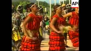 NIGERIA: US PRESIDENT CLINTON VISIT (1)