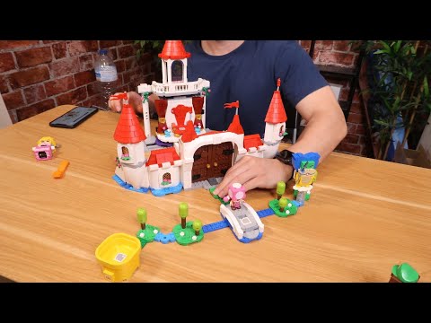 Montando el CASTILLO de SUPER MARIO 64 de LEGO (Cámara Rápida)
